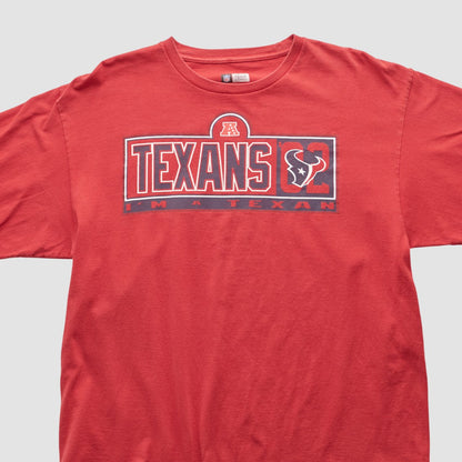 Houston Texans NFL 2000s Long Sleeve T-shirt - Red Vintage cheap