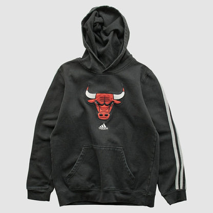 Chicago Bulls 2010s Hooded Sweatshirt - Black Vintage | Adidas outlet