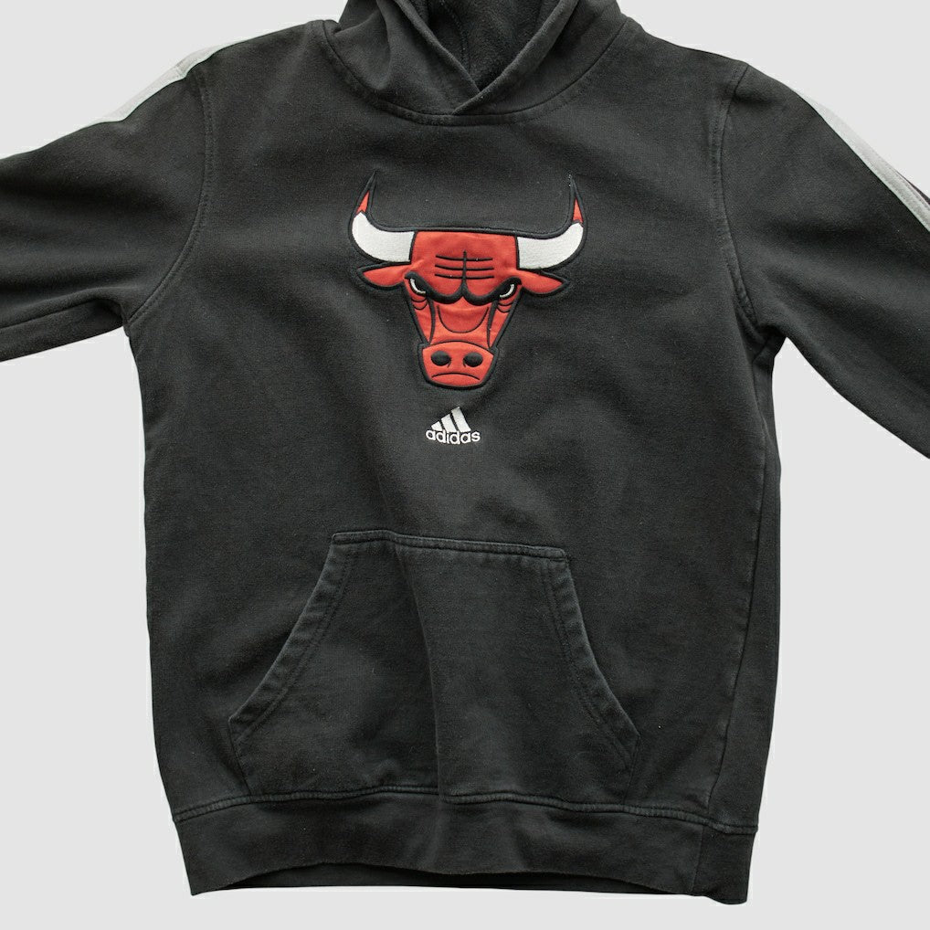 Chicago Bulls 2010s Hooded Sweatshirt - Black Vintage | Adidas outlet