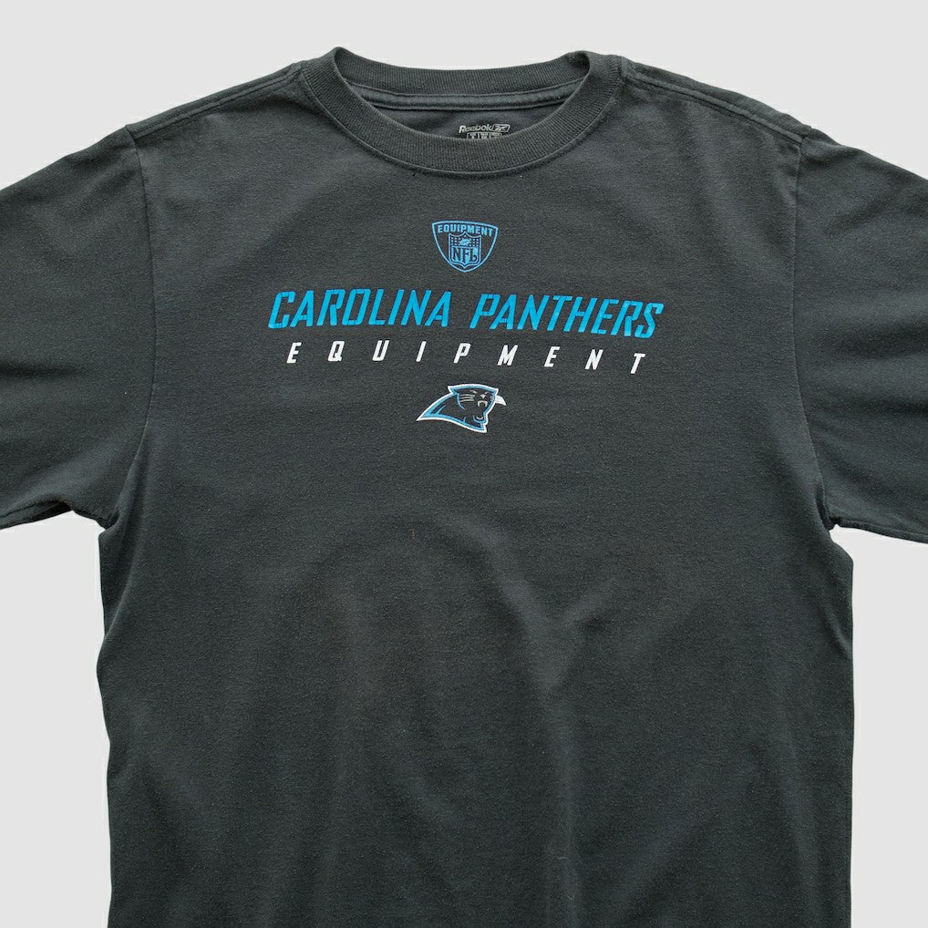Carolina Panthers Reebok 2000s Long Sleeve T-shirt - Black Vintage for sale
