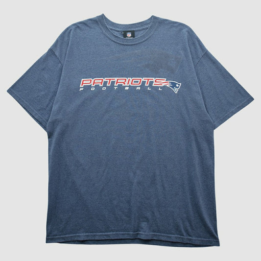 New England Patriots NFL 2010s T-shirt - Blue Vintage discount