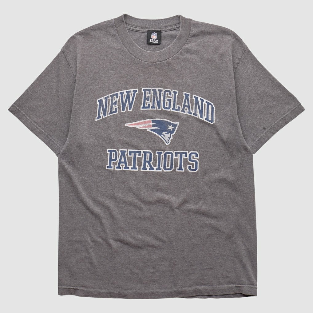 New England Patriots NFL 2010s T-shirt - Heather Gray Vintage online