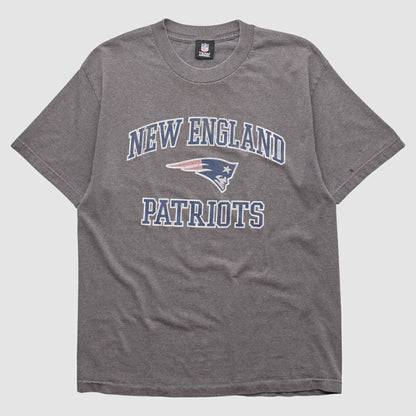 New England Patriots NFL 2010s T-shirt - Heather Gray Vintage online