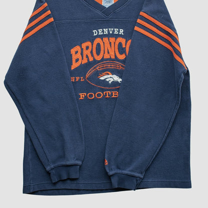 Denver Broncos 2000s Pullover Sweatshirt - Navy Vintage sale