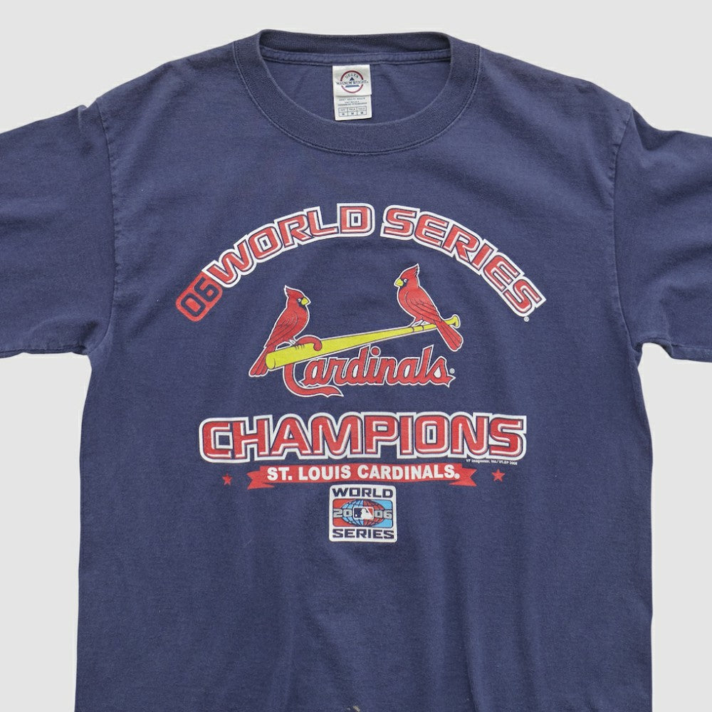 St. Louis Cardinals Delta 2006 Long Sleeve T-shirt - Navy Vintage