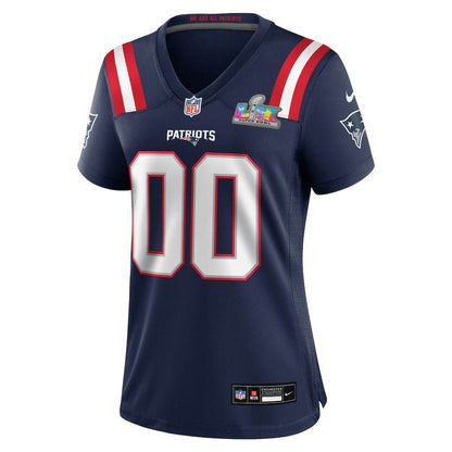 New England Patriots Women's Super Bowl LX Patch Custom Game Jersey - Navy | Nike sale