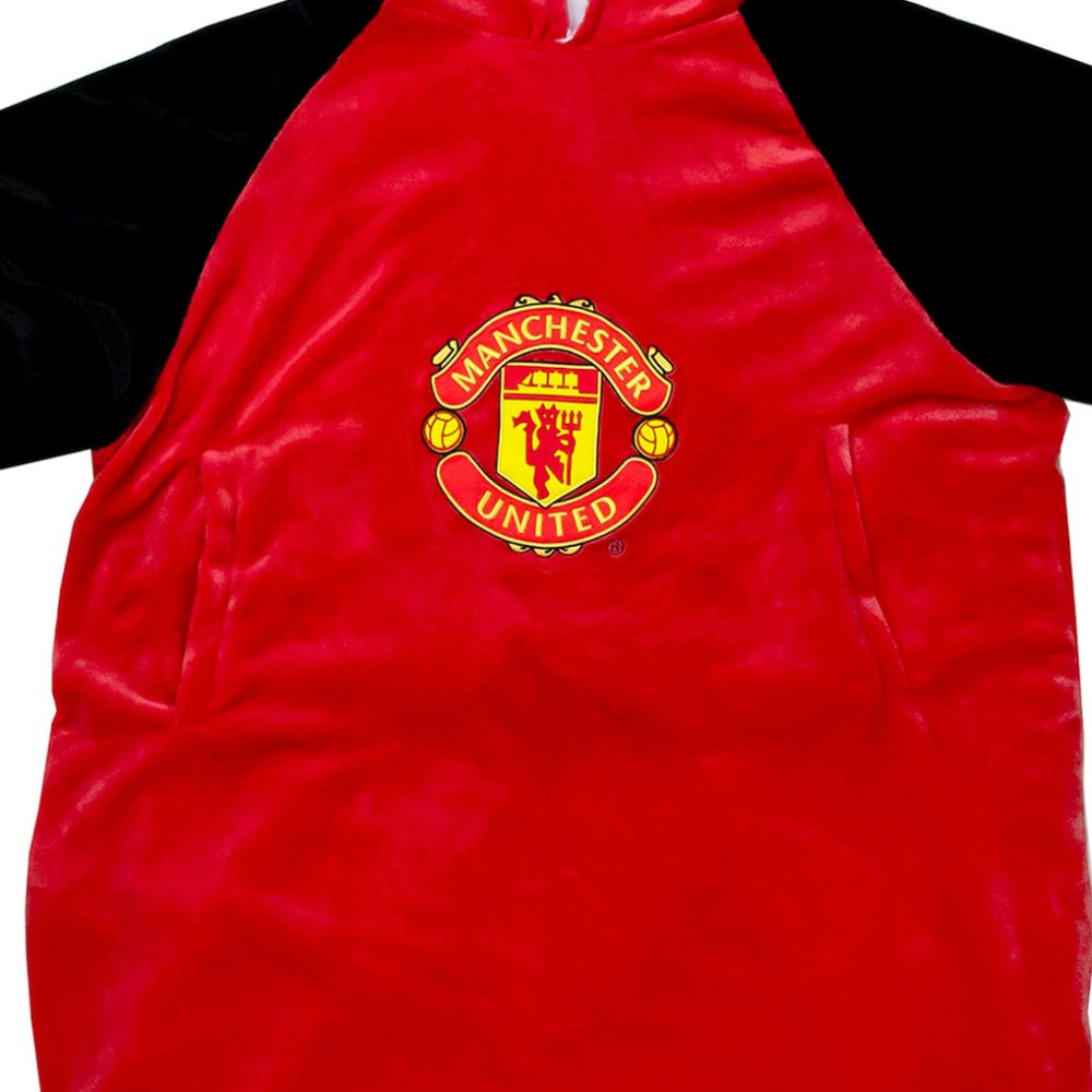 Manchester United Unisex Character World Hugzee Hoodie - Red shop