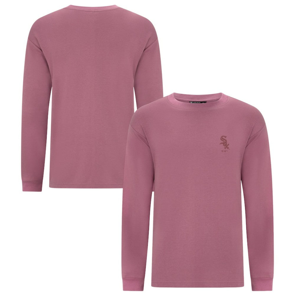 Chicago White Sox Levelwear Bridal Rose Luxe Signature Long Sleeve T-Shirt - Pink