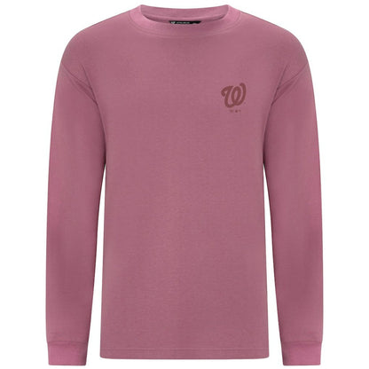 Washington Nationals Levelwear Bridal Rose Luxe Signature Long Sleeve T-Shirt - Pink
