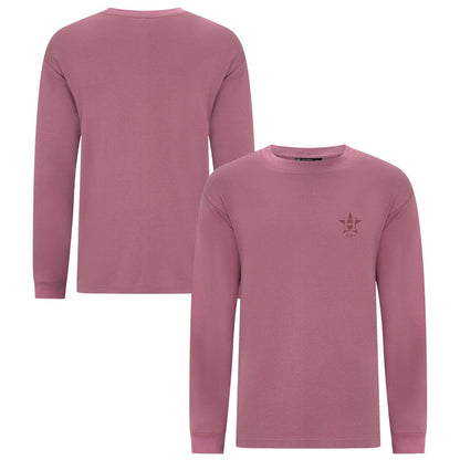 Houston Astros Levelwear Bridal Rose Luxe Signature Long Sleeve T-Shirt - Pink