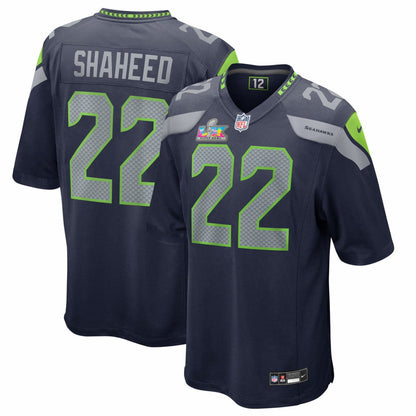 Rashid Shaheed Seattle Seahawks Super Bowl LX Patch Game Jersey - College Navy | Nike for sale