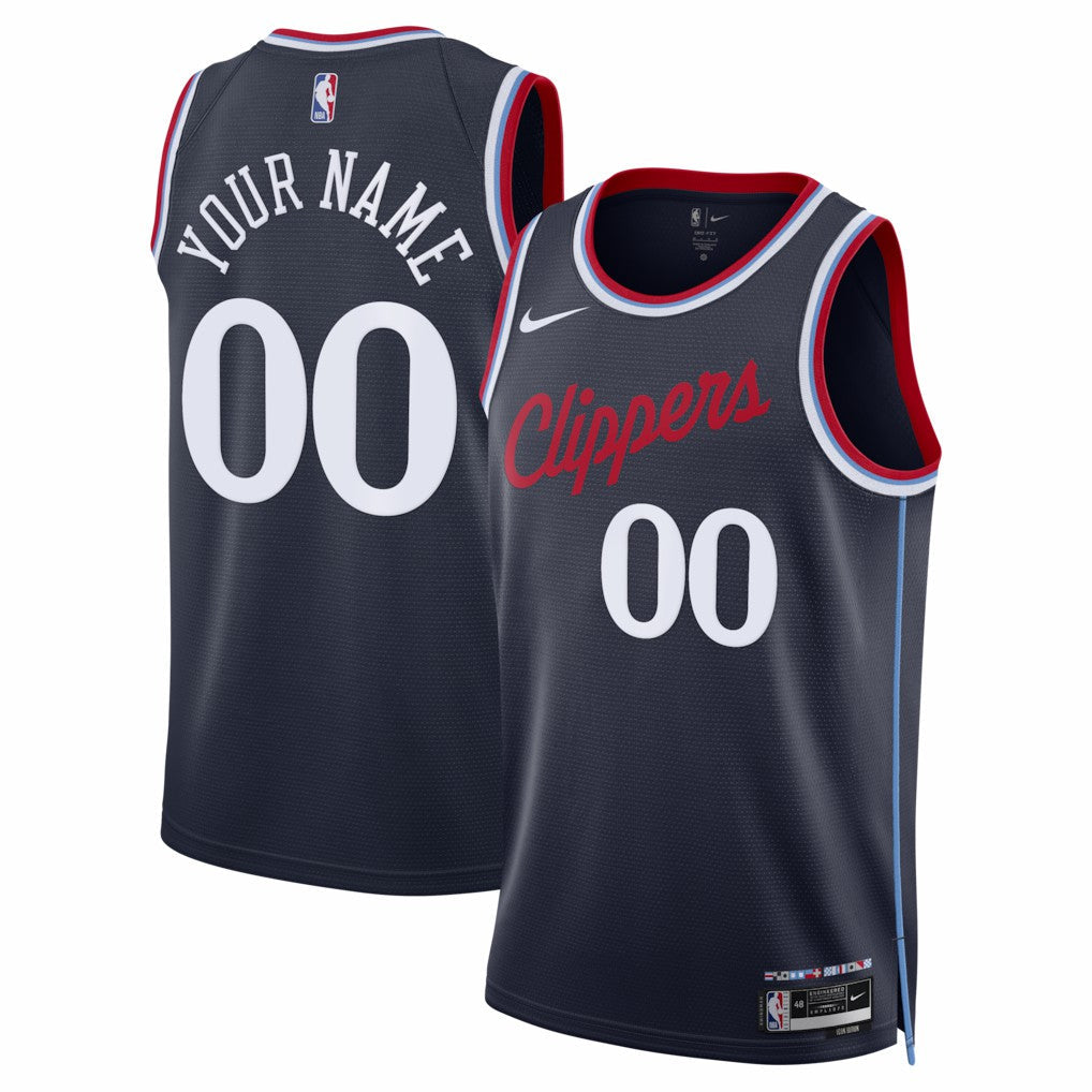 LA Clippers Unisex Swingman Custom Jersey - Icon Edition - Navy | Nike discount