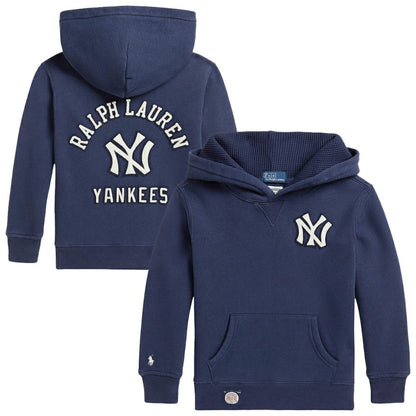 Yankees Polo Ralph Lauren Preschool Fleece Hoodie - Navy