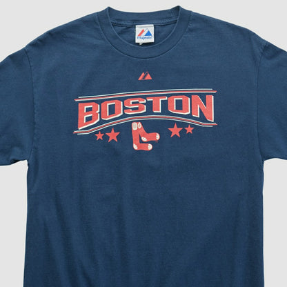 Boston Red Sox Majestic 2007 T-shirt - Navy Vintage