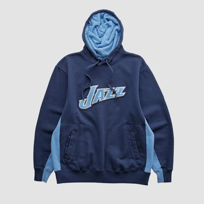 Utah Jazz NBA 2000s Hooded Pullover Sweatshirt - Navy Vintage | Vintage discount