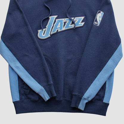 Utah Jazz NBA 2000s Hooded Pullover Sweatshirt - Navy Vintage | Vintage discount