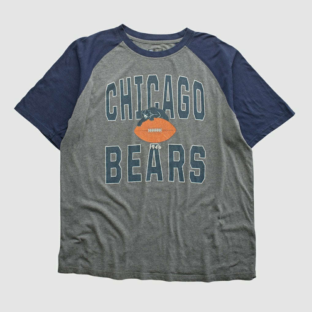 Chicago Bears NFL 2010s T-shirt - Dark Heather Gray Vintage on sale