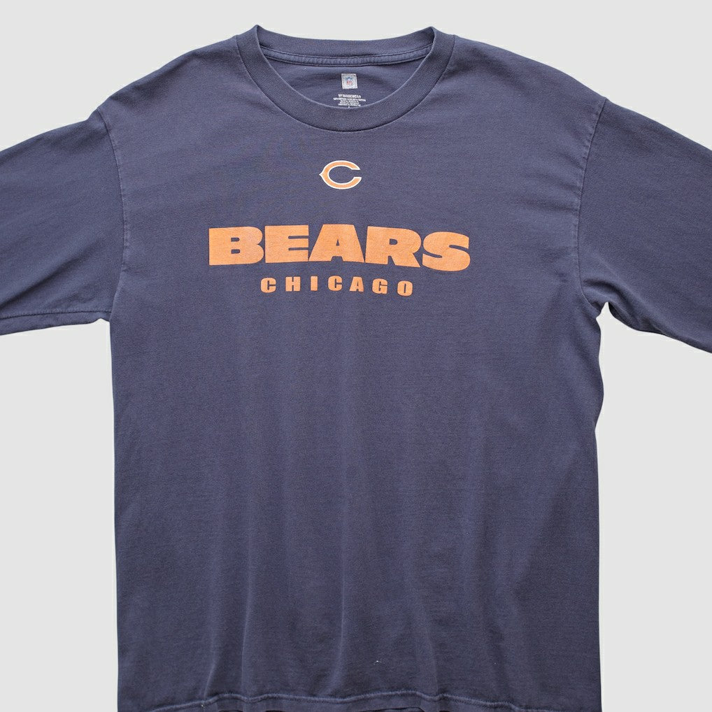 Chicago Bears NFL 2000s Long Sleeve T-shirt - Navy Vintage for sale