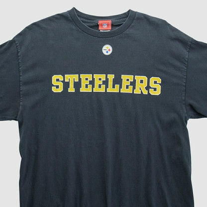 Pittsburgh Steelers NFL 2000s Long Sleeve T-shirt - Black Vintage cheap