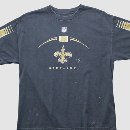 New Orleans Saints Reebok 2000s T-shirt - Black Vintage sale