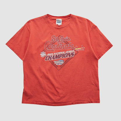 National League Champions CSA 2004 T-shirt - Red Vintage