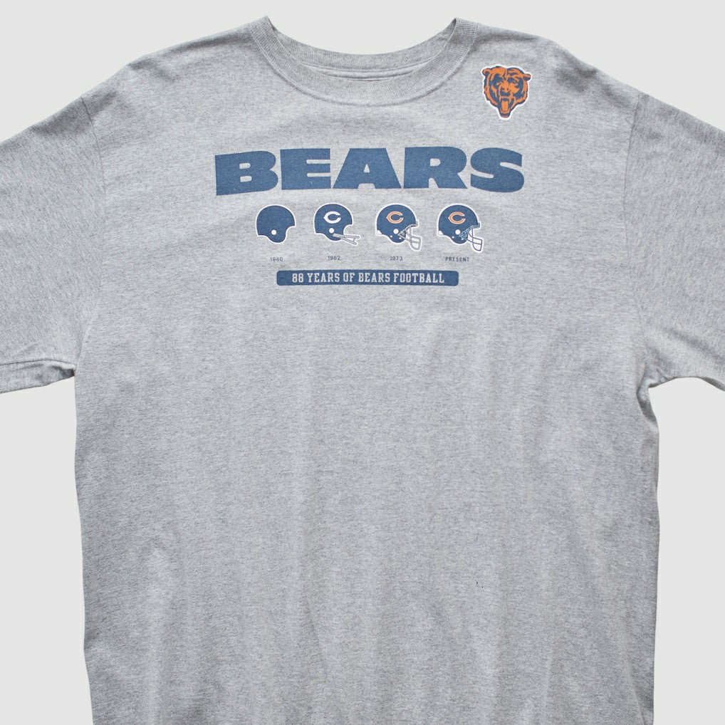 Chicago Bears Reebok 2000s Long Sleeve T-shirt - Heather Gray Vintage cheap