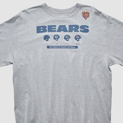 Chicago Bears Reebok 2000s Long Sleeve T-shirt - Heather Gray Vintage cheap