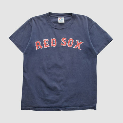 Boston Red Sox Majestic 2000s T-shirt - Navy Vintage
