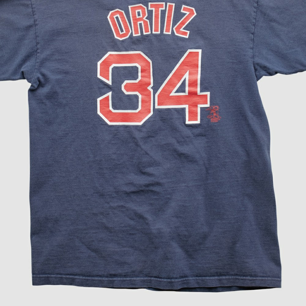 Boston Red Sox Majestic 2000s T-shirt - Navy Vintage