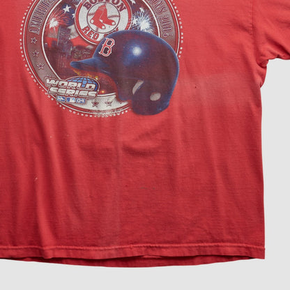 Boston Red Sox Alstyle 2004 T-shirt - Red Vintage