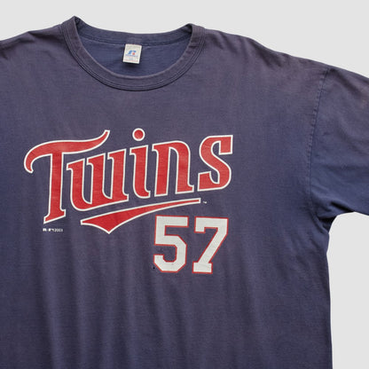 Minnesota Twins Russell 2003 T-shirt - Navy Vintage