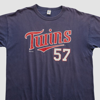 Minnesota Twins Russell 2003 T-shirt - Navy Vintage