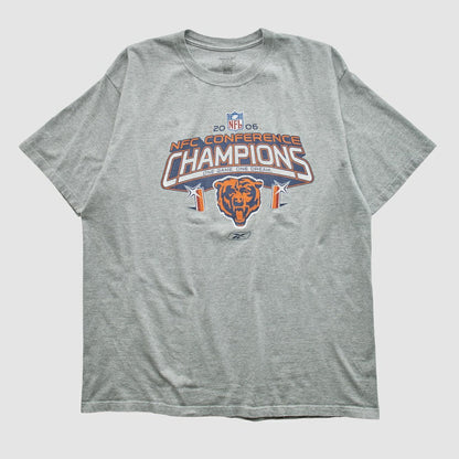 Chicago Bears Reebok 2006 T-shirt - Heather Gray Vintage cheap