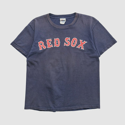Boston Red Sox Majestic 2000s T-shirt - Navy Vintage