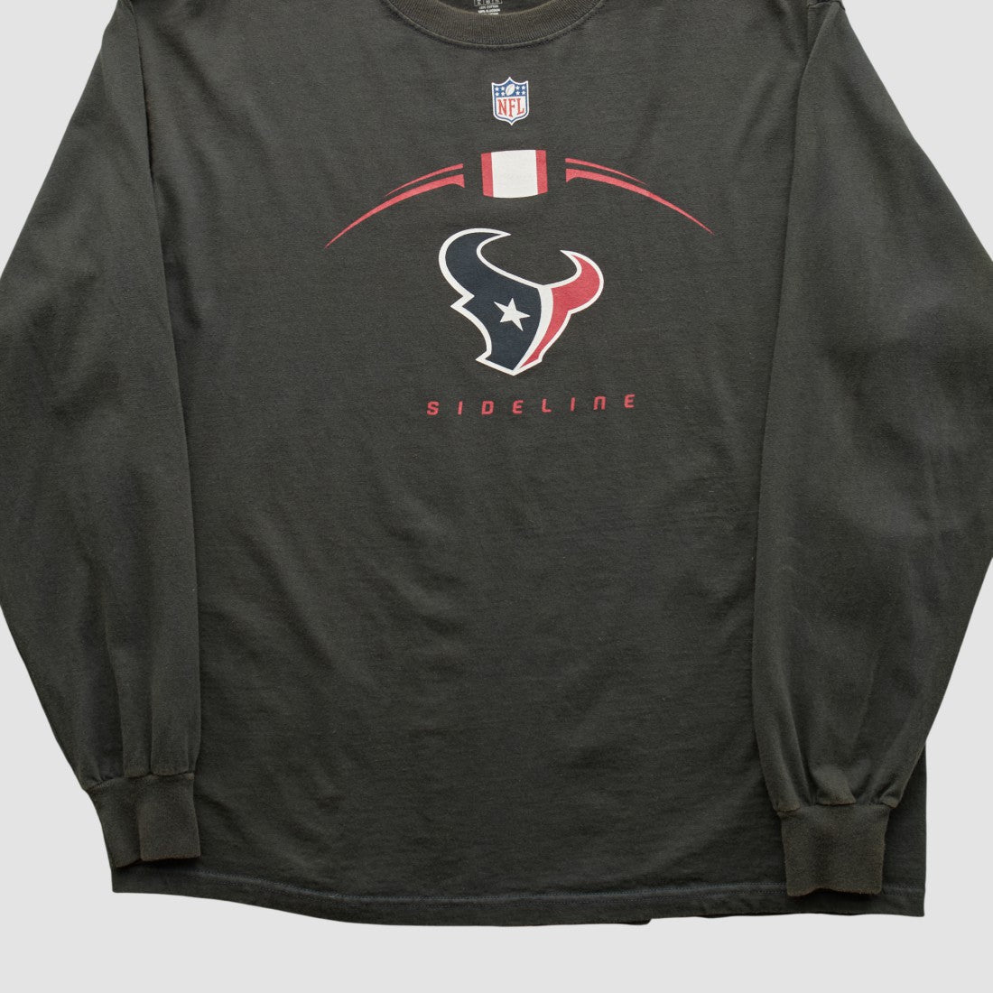 Houston Texans Reebok 2000s Long Sleeve T-shirt - Black Vintage outlet