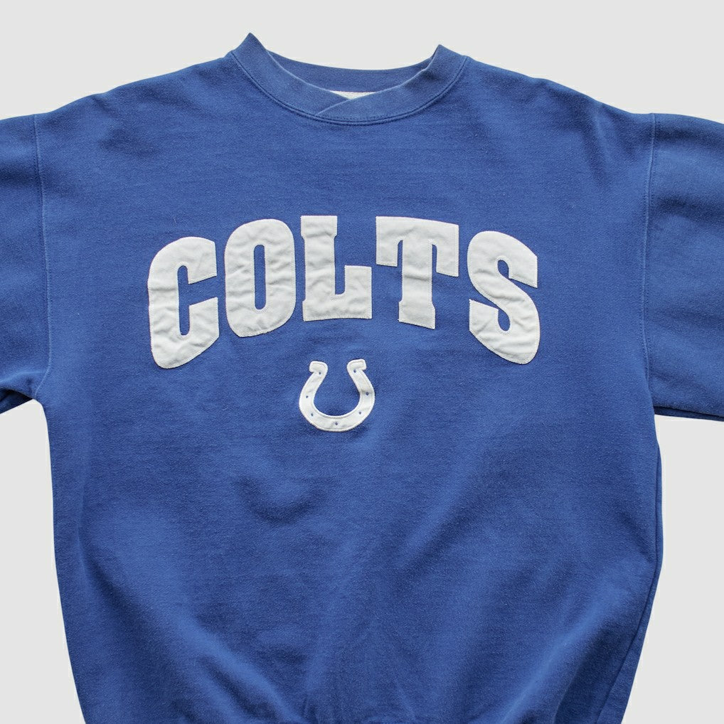 Indianapolis Colts Champion 2000s Pullover Sweatshirt - Blue Vintage for sale
