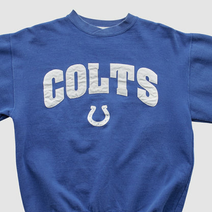 Indianapolis Colts Champion 2000s Pullover Sweatshirt - Blue Vintage for sale
