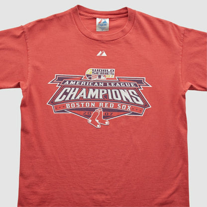 Boston Red Sox Majestic 2007 T-shirt - Red Vintage