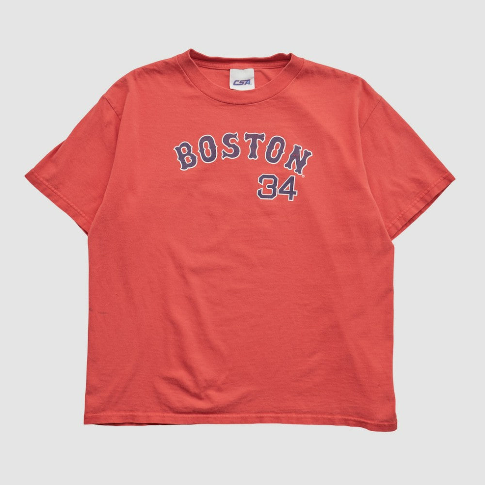 Boston Red Sox CSA 2000s T-shirt - Red Vintage