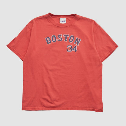 Boston Red Sox CSA 2000s T-shirt - Red Vintage