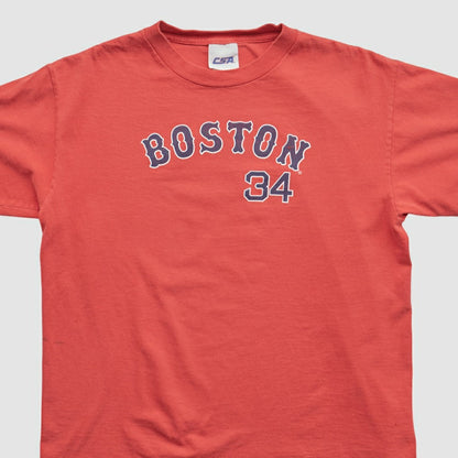 Boston Red Sox CSA 2000s T-shirt - Red Vintage