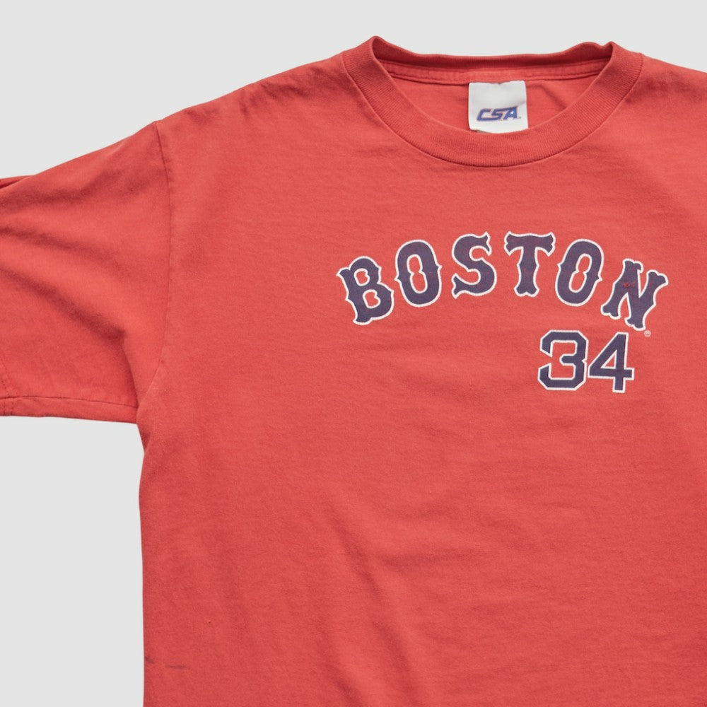 Boston Red Sox CSA 2000s T-shirt - Red Vintage