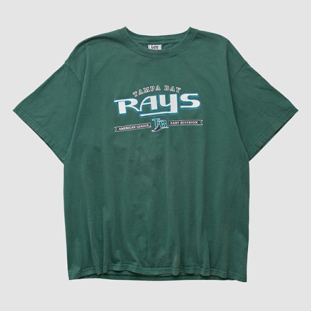 Tampa Bay Rays Lee Sport T-shirt - Green Vintage