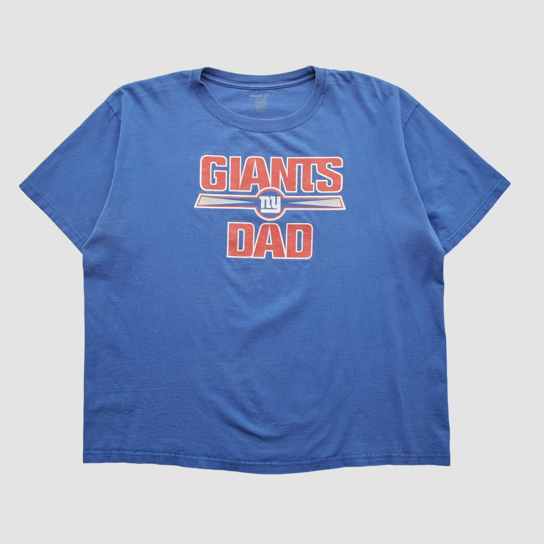 New York Giants Reebok T-shirt - Blue Vintage sale