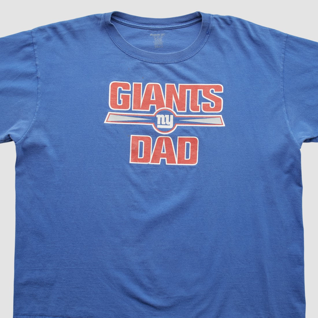New York Giants Reebok T-shirt - Blue Vintage sale