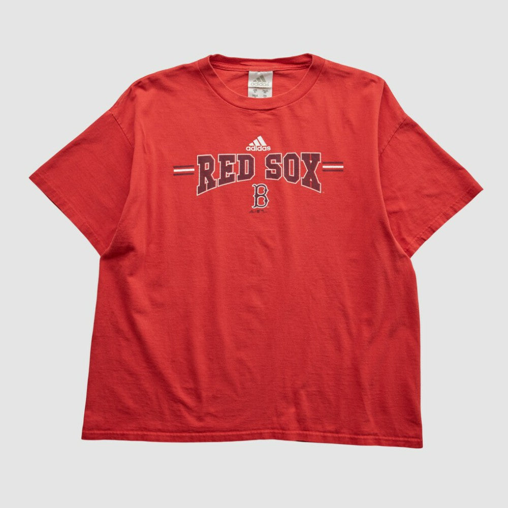 Boston Red Sox Adidas 2000s T-shirt - Red Vintage