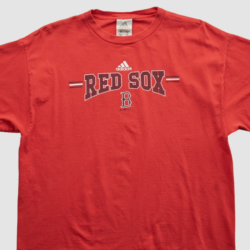 Boston Red Sox Adidas 2000s T-shirt - Red Vintage