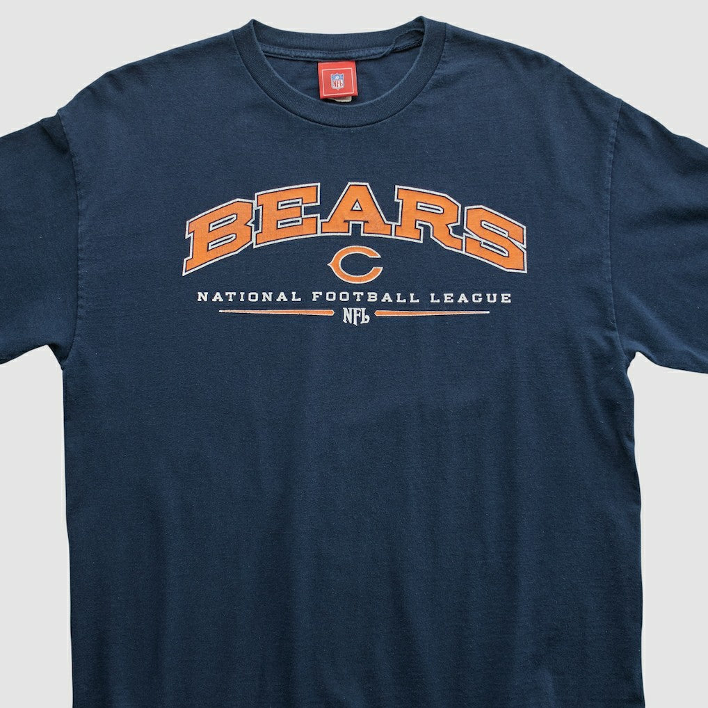 Chicago Bears NFL 2000s Long Sleeve T-shirt - Navy Vintage for sale