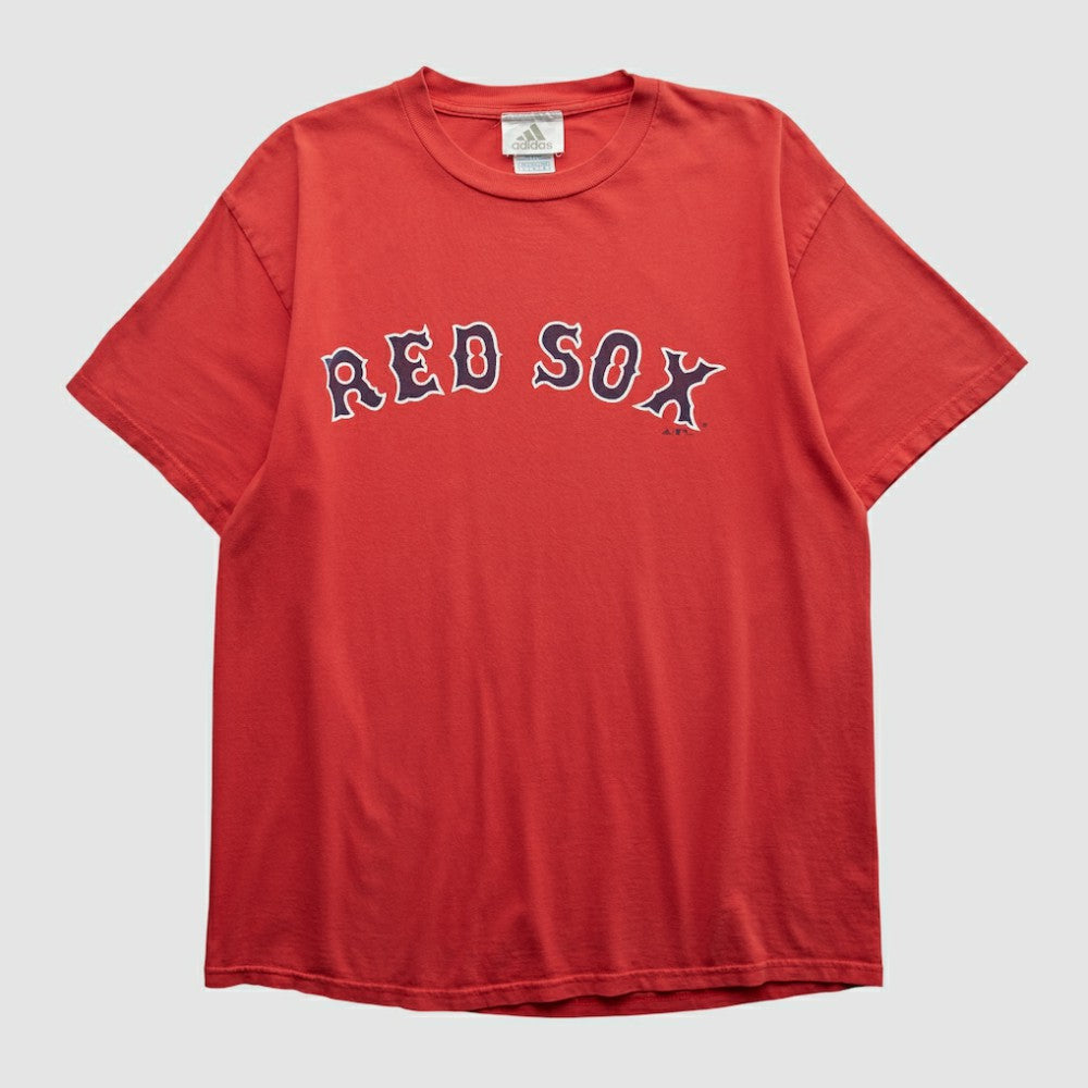 Boston Red Sox Adidas 2000s T-shirt - Red Vintage
