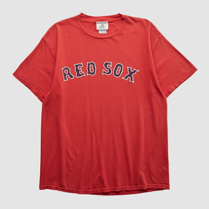 Boston Red Sox Adidas 2000s T-shirt - Red Vintage